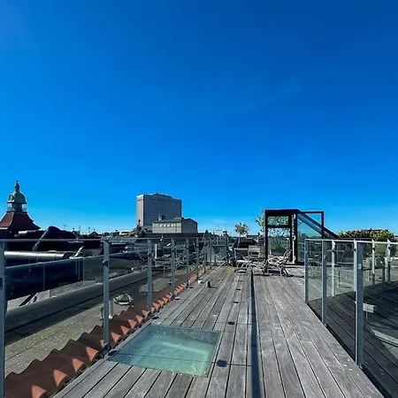 Central Penthouse With Panoramic Private Terrace * 哥本哈根