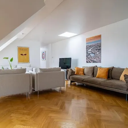 Central Penthouse With Panoramic Private Terrace Apartamento Copenhague