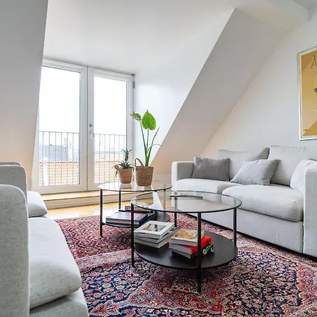 Central Penthouse With Panoramic Private Terrace 哥本哈根