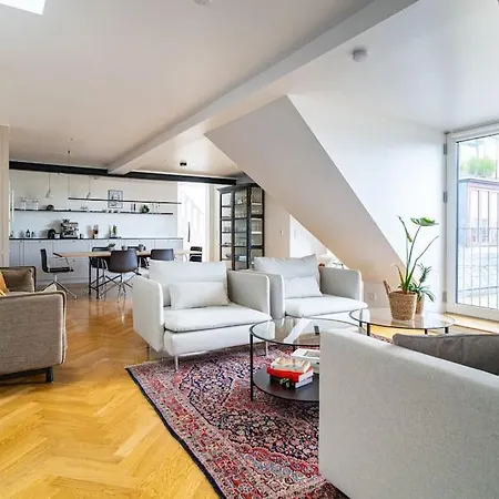 Central Penthouse With Panoramic Private Terrace Copenhagen
