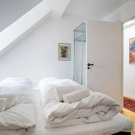Central Penthouse With Panoramic Private Terrace Apartmán Kodaň